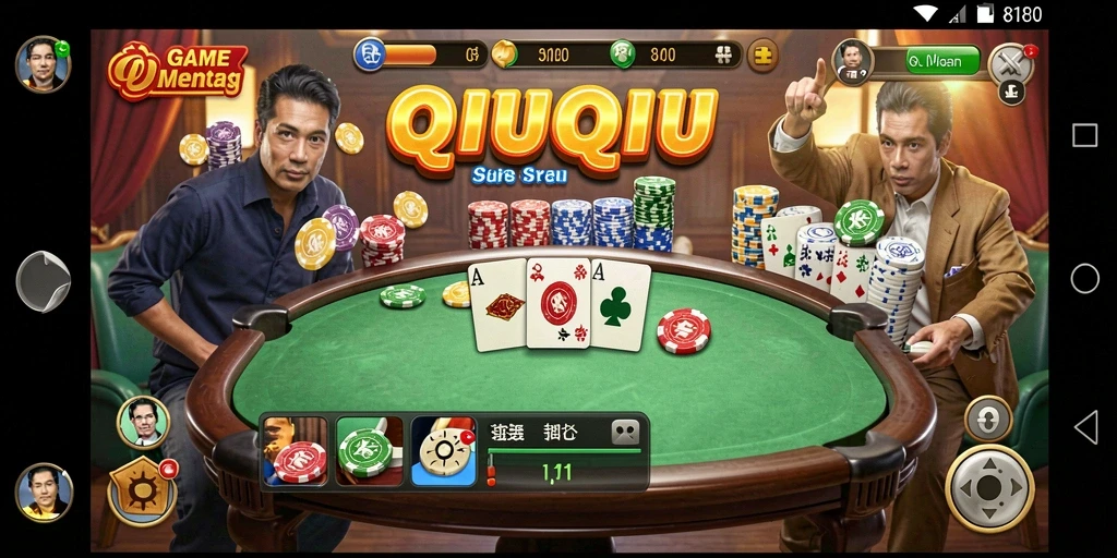 Gameplay QiuQiu yang seru dan menantang.
