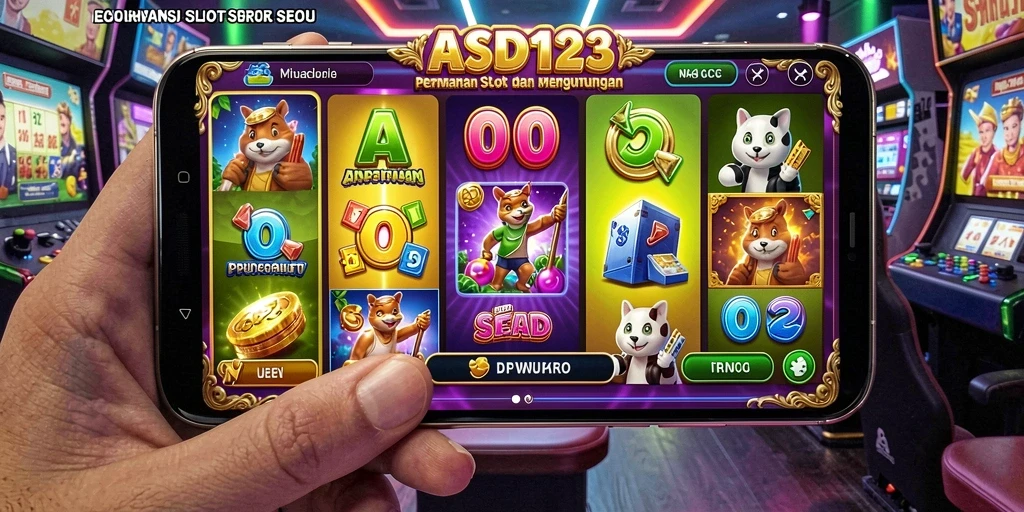 Gameplay slot ASD123 yang menarik dan penuh warna.
