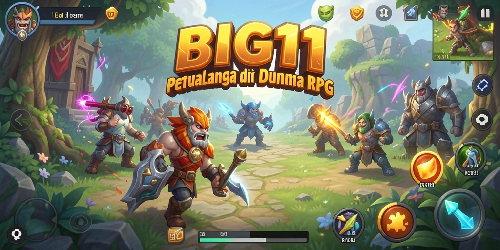 Tampilan gameplay <strong>BIG11</strong> yang penuh aksi dan grafik menawan.