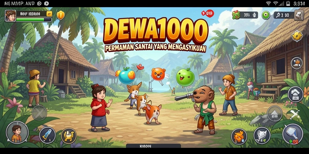 Tampilan gameplay DEWA1000 yang penuh aksi dan keseruan.