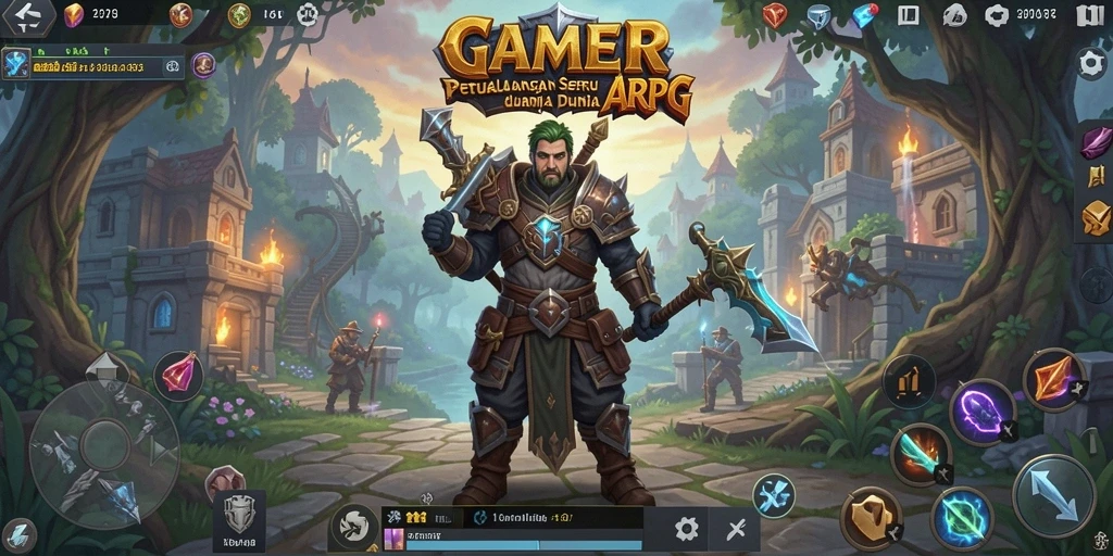 Tampilan gameplay GAMERP yang menegangkan dan penuh aksi.