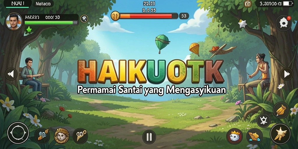 Tampilan menarik dari gameplay HAIKUOTK yang seru.