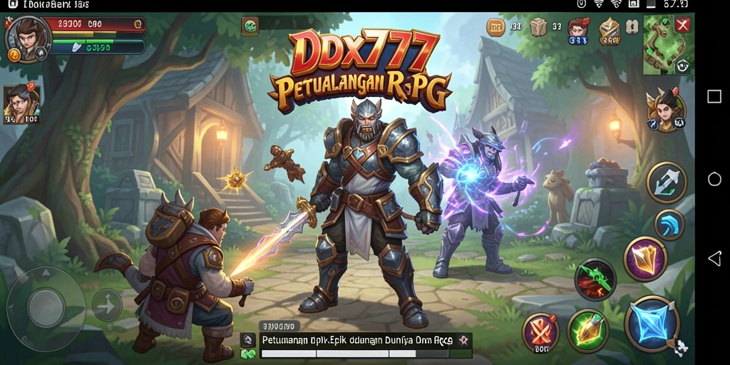 Tampilan gameplay IDX777 yang epik dan mendebarkan saat petualangan dimulai.