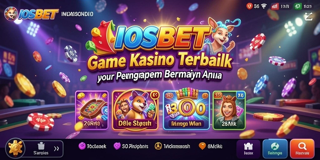 Tampilan gameplay menarik dari aplikasi kasino IOSBET.