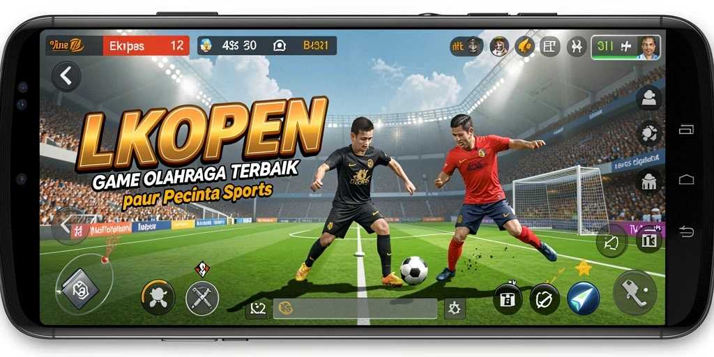 Tampilan menarik dari gameplay LKOPEN yang menampilkan aksi olahraga yang intens.