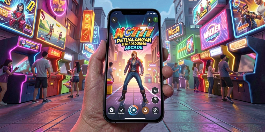 Tampilan gameplay seru dan menantang dari MC777 di dunia Arcade.