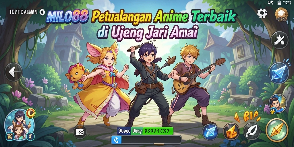 Tampilan gameplay yang menakjubkan dari MILO88 dengan karakter anime favorit.