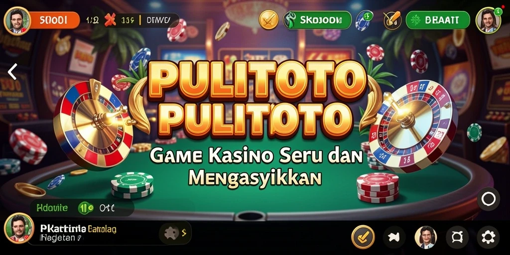 Tampilan gameplay PULITOTO yang menegangkan dan seru.