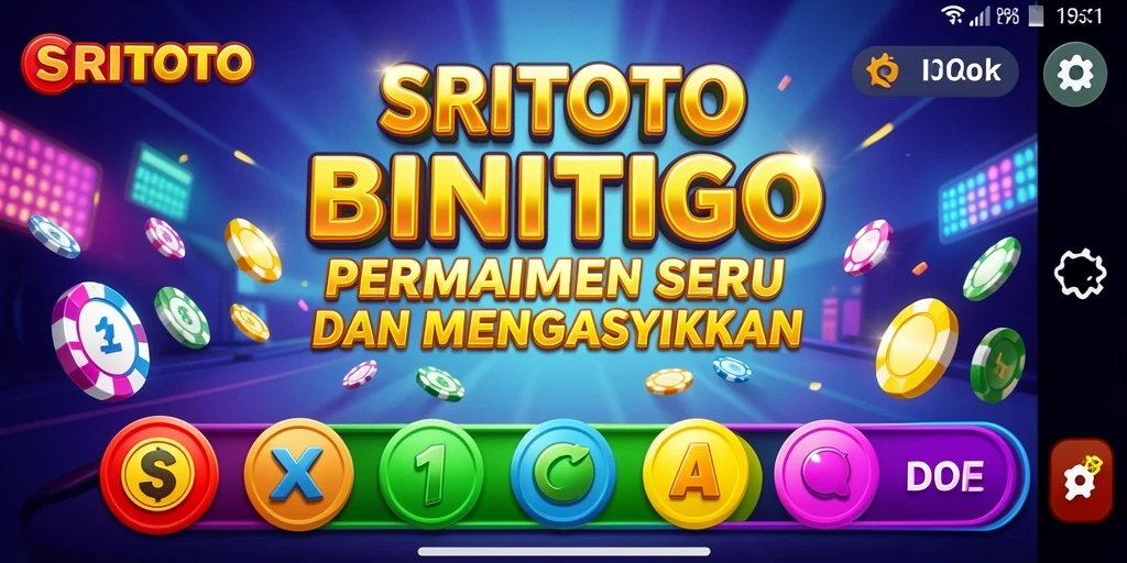 Tangkapan layar gameplay SRITOTO yang menarik dengan suasana Bingo mengasyikkan.