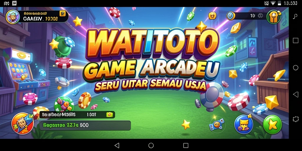 Tangkapan layar <strong>WATITOTO</strong> menampilkan aksi seru dalam permainan Arcade.