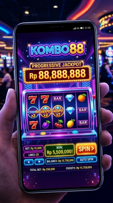 Screenshot unduhan aplikasi yang sedang berlangsung di kombo88.